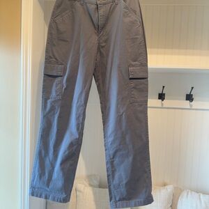 Hollister Gray Cargo Pants Relaxed Fit